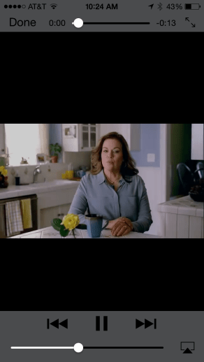 iOS 7 Video Player